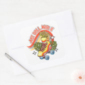 Houd of ontwerp uw eigen sticker met knoppen (Envelop)