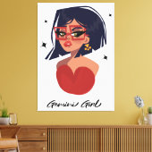Houd of ontwerp uw eigen-Wrapped Canvas (Gloss) Afdruk (Insitu (Woonkamer))