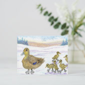 Houd omhoog, u partij! briefkaart (Staand voorkant)