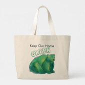 Houd ons Beer voor de Groene Ronde van het Huis Grote Tote Bag (Achterkant)