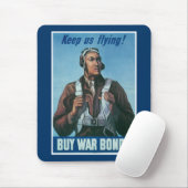 Houd ons vliegen ~ Tuskeege Airman Muismat (Met muis)