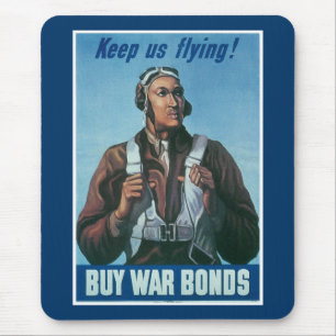 Houd ons vliegen ~ Tuskeege Airman Muismat