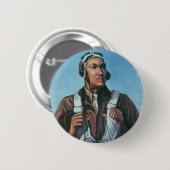 Houd ons vliegen ~ Tuskeege Airman Ronde Button 5,7 Cm (Voorkant /achterkant)