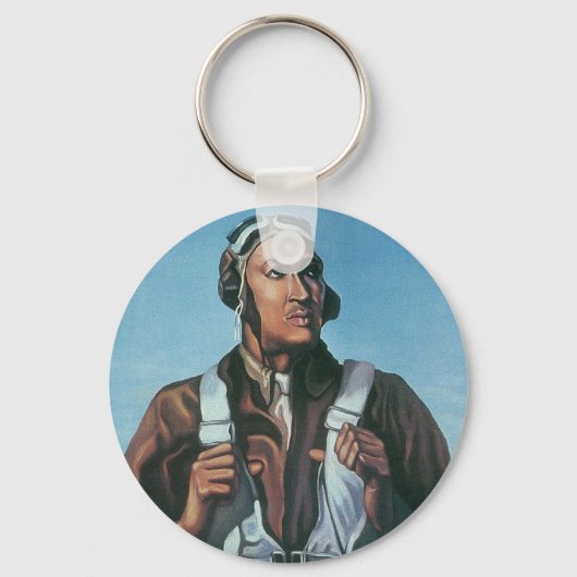Houd ons vliegen ~ Tuskeege Airman Sleutelhanger (Voorkant)