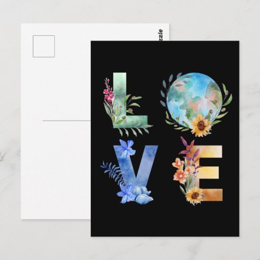 HOUD ONZE PLANET OP BRIEFKAART (Voorkant / Achterkant)