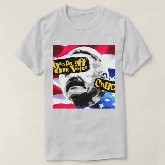 Houd Onze Stemmen Uit T Shirt (Design voorkant)