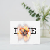 HOUD OP BRAND BRIEFKAART (Staand voorkant)