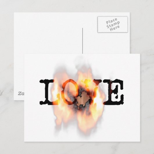 HOUD OP BRAND BRIEFKAART (Voorkant / Achterkant)