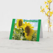 HOUD OP DE MOEDERDAG *GRANDMOTHER* KAART (Gele Bloem)