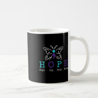 Houd op Hope Semicolon Gift Zelfmoordpreventie AWA Koffiemok
