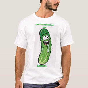 Houd op met naar mijn augurk te staren t-shirt
