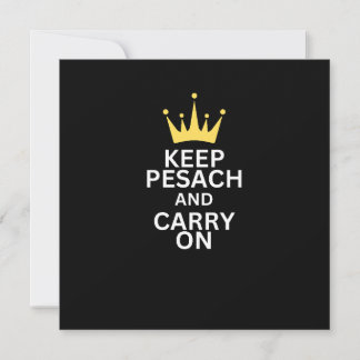 Houd Pesach en ga verder met het Pascha Wenskaart Feestdagenkaart