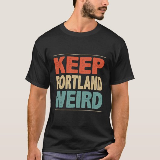 Houd Portland rare stijl T-shirt (Voorkant)
