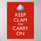 HOUD poster CLAM (Voorkant)