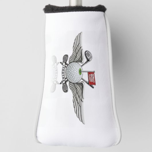 Houd putter warm...Gracias Golfheadcover (Draai 90)