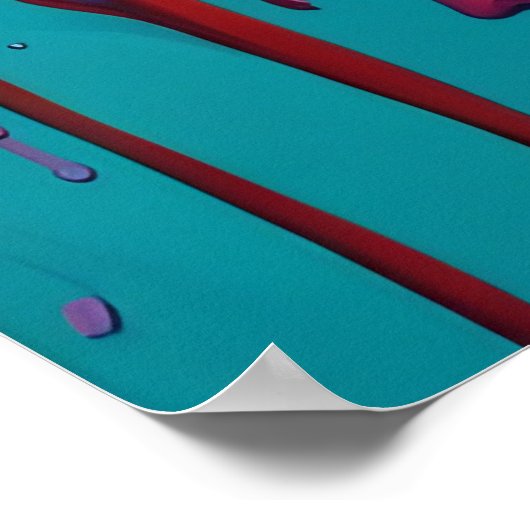 Houd Race Car of ontwerp uw eigen Poster (Hoek)