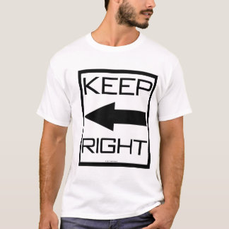 Houd recht t-shirt