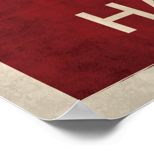 Houd Rollin' en Stop het Poster van Hatin' (Hoek)