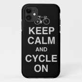 Houd rustig Bicycle iPhone 5 Hoesje (Achterkant)