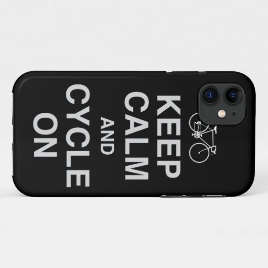 Houd rustig Bicycle iPhone 5 Hoesje (Achterkant (horizontaal))