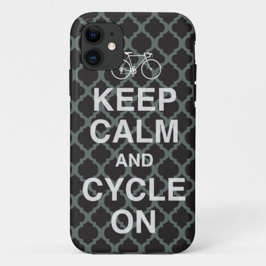 Houd rustig Bicycle iPhone 5 Hoesje (Achterkant)