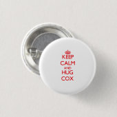Houd rustig en bedwang Cox Ronde Button 3,2 Cm (Voorkant /achterkant)