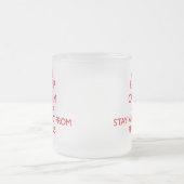 Houd rustig en blijf weg van Fenris Matglas Koffiemok (Center)