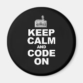 Houd rustig en code op magneet (Voorkant)