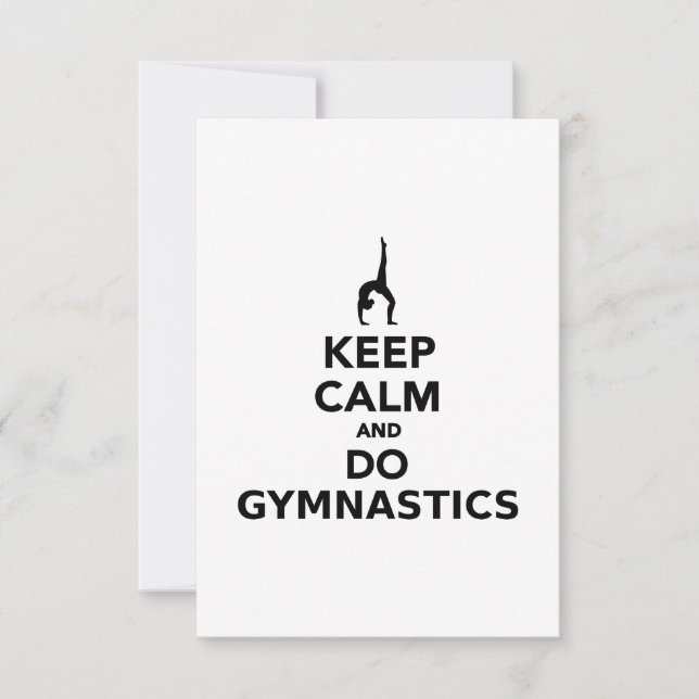 Houd rustig en doe gymnastiek (Voorkant)