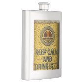 Houd rustig en drink bier flacon (Rechts)