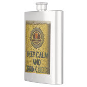 Houd rustig en drink bier flacon (Links)