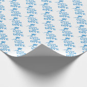 Houd rustig en duik cadeaupapier (Hoek)
