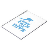 Houd rustig en duik notitieboek (Linkerzijde)