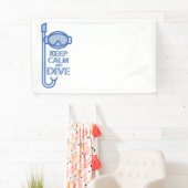 Houd rustig en duik spandoek (Insitu)