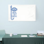 Houd rustig en duik spandoek (Beurs)