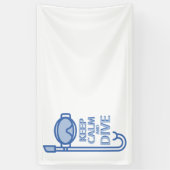Houd rustig en duik spandoek (Verticaal)