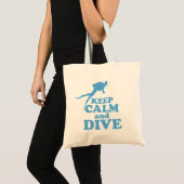 Houd rustig en duik tote bag (Voorkant (product))