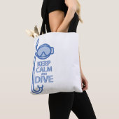 Houd rustig en duik tote bag (Dichtbij)