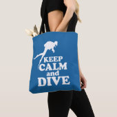 Houd rustig en duik tote bag (Dichtbij)