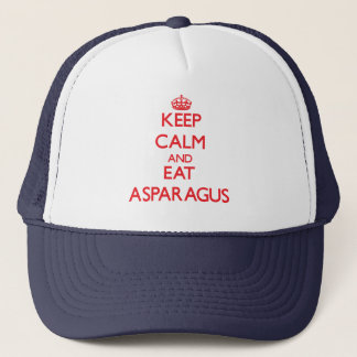 Houd rustig en eet Asparagus op Trucker Pet