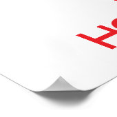 Houd rustig en eet Hot Sauce Poster (Hoek)