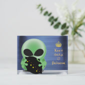 Houd rustig en geloof briefkaart (Staand voorkant)