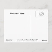 Houd rustig en geloof briefkaart (Achterkant)