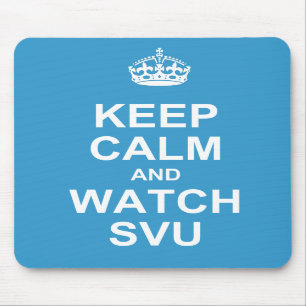 Houd rustig en kijk naar SVU-mousepad Muismat