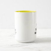 Houd rustig en laat de leraar het grappig aanpakke mok (Midden)