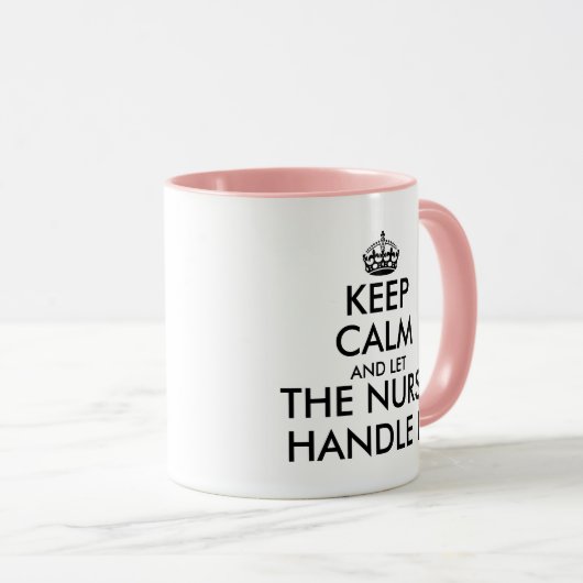 Houd rustig en laat de verpleegkundige het koffieh mok (Voorkant rechts)