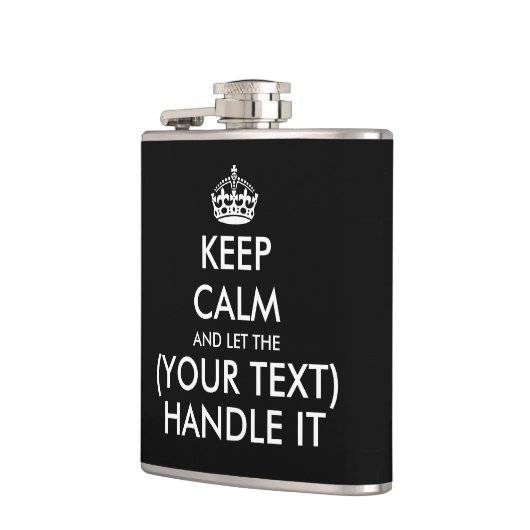 Houd rustig en laat ... omgaan met grappige aangep heupfles (Links)