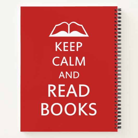 Houd rustig en lees boeken (Achterkant)