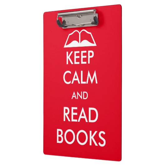 Houd rustig en lees boeken klembord (Links)