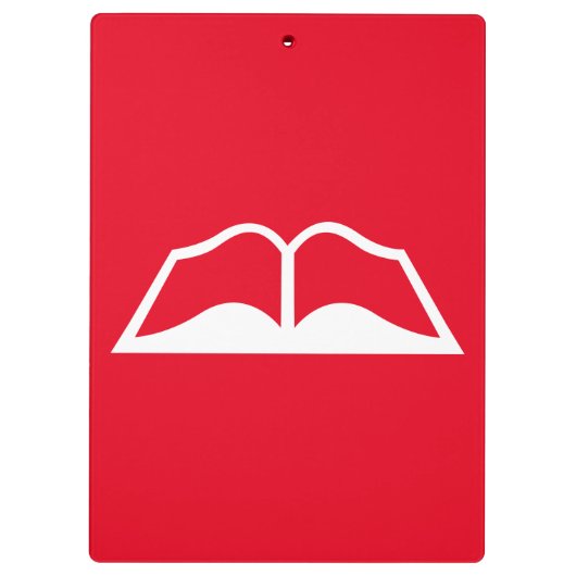 Houd rustig en lees boeken klembord (Achterkant)